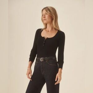 Buck Mason featherweight silk cashmere scoop henley small NWT $198